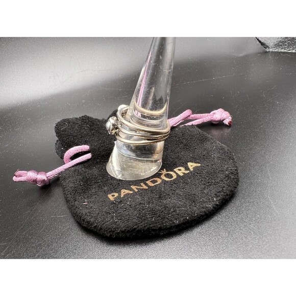 Pandora Freshwater Pearl and Sterling Silver Ring - Picture 5 of 6